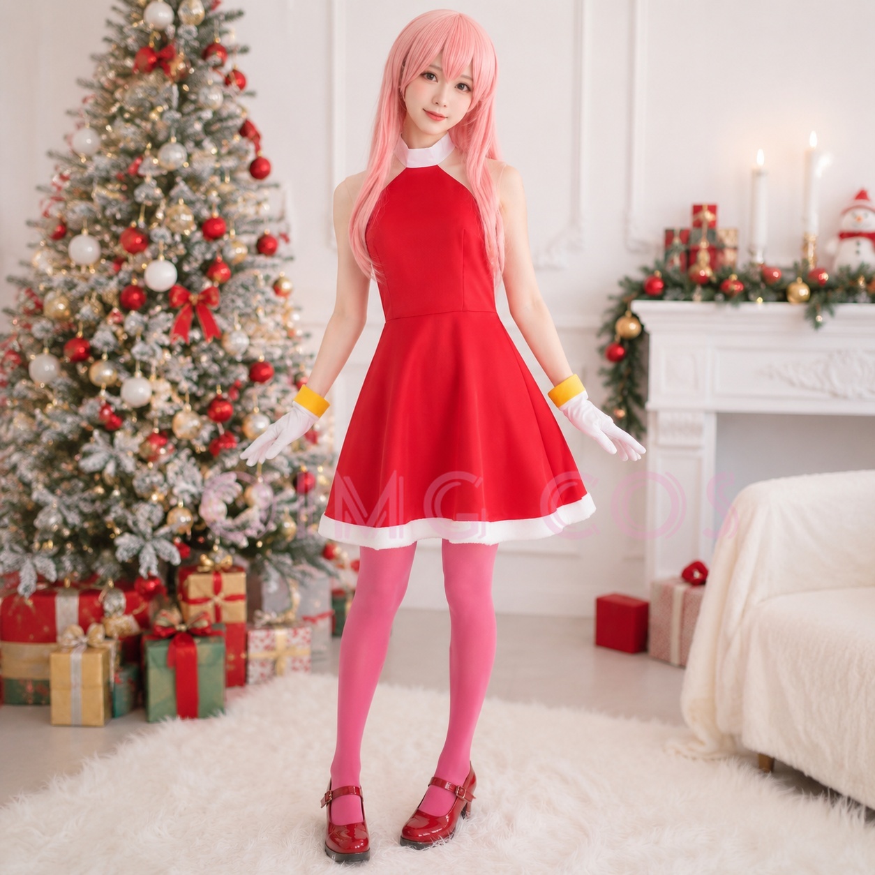 Party Games Groups - Kostum Cosplay Amy Rose Seragam Karnaval