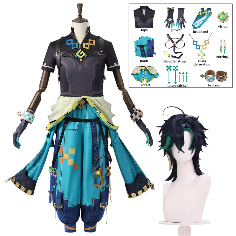 Party Games Groups - Kinich Cosplay Genshin Impact Kostum Cosplay