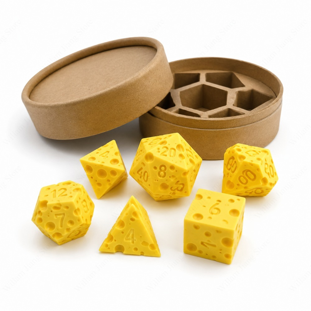 Party Games Easter For Family - Set Dadu Keju Cetak 3D dengan