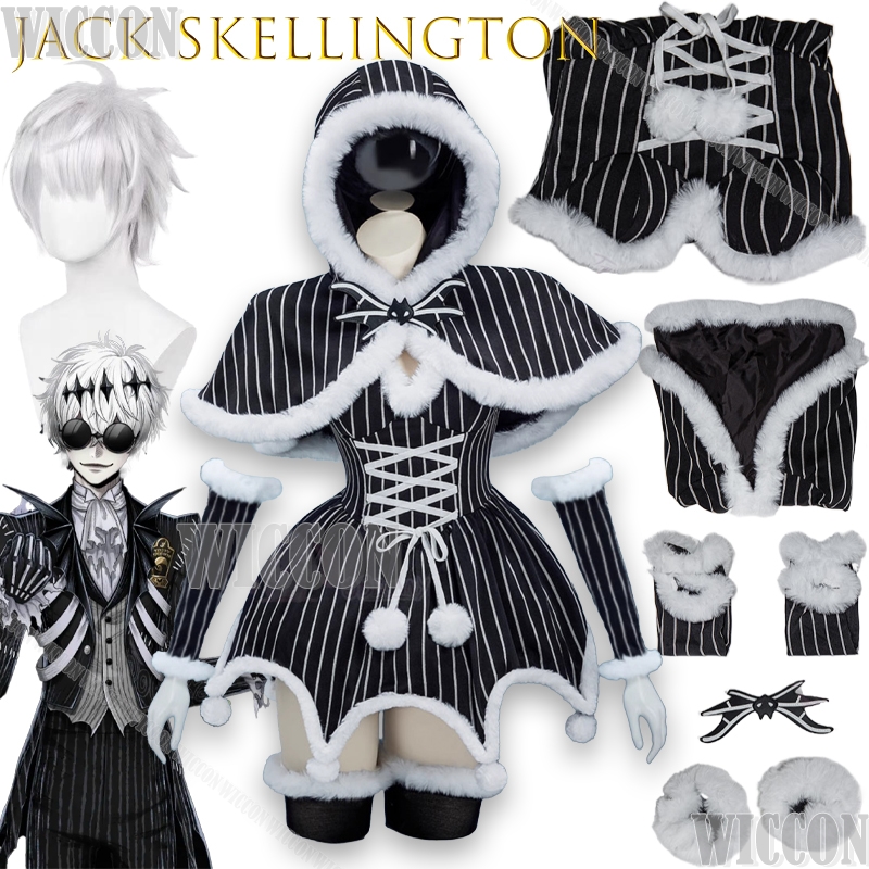 Party Games Jack - Kostum Cosplay Jack Dark Christmas Baru