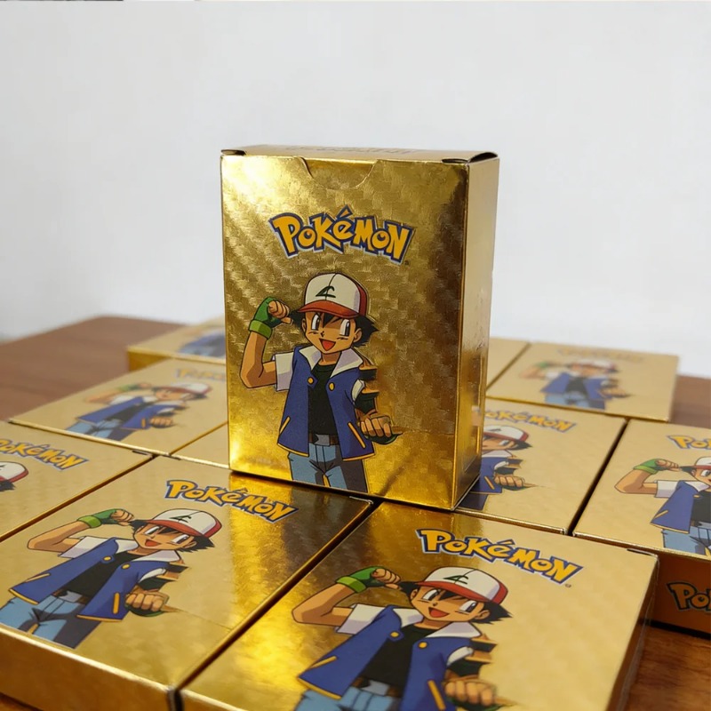 Party Games Cards - 55PCS Kartu Pokemon Vmax GX Kotak