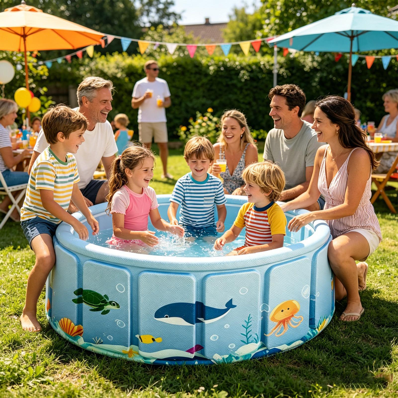 Kolam Renang Lipat Non-Inflata - Party Games Kid Friendly ulasan dan harga