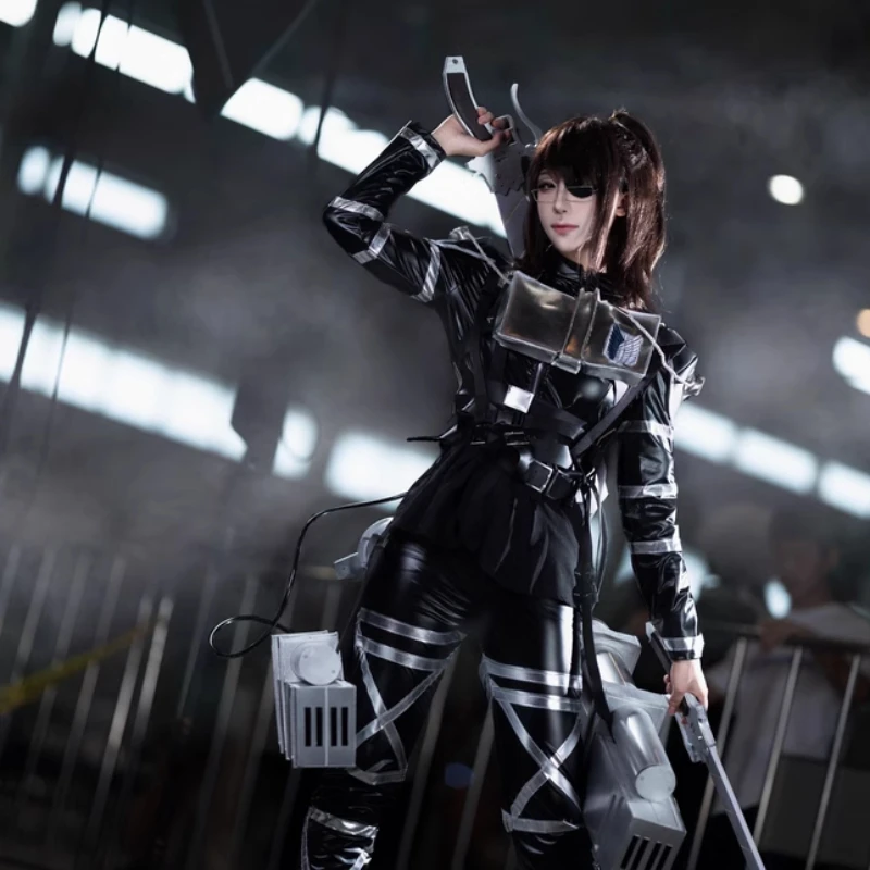 Kostum Mikasa Ackerman Attack  - Party Games Groups ulasan dan harga