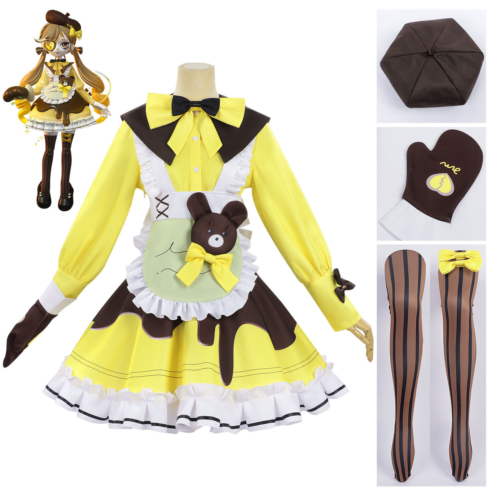 Kostum Cosplay Eggy Party Scar - Party Games Night ulasan dan harga
