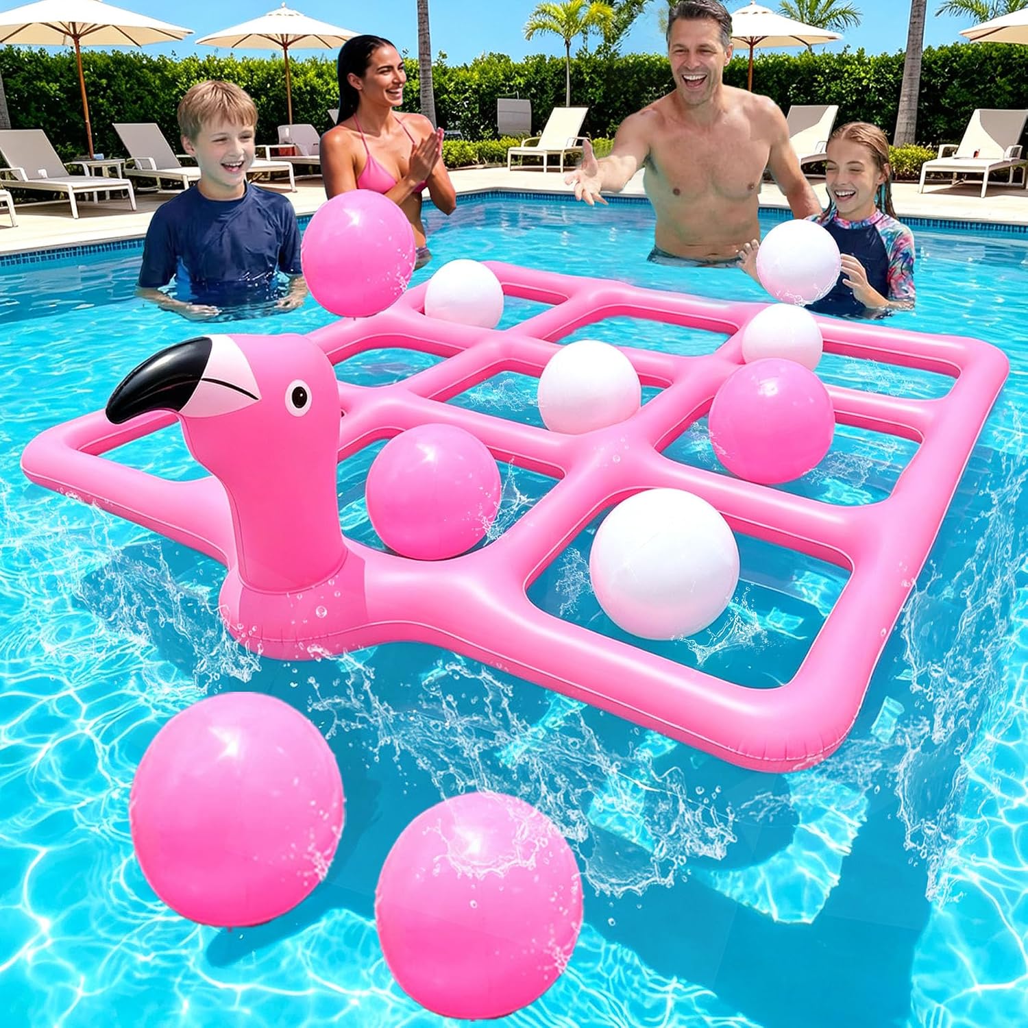 Set Tic Tac Toe Flamingo Raksa - Tic Tac Toe Giant ulasan dan harga
