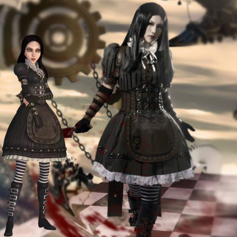 Kostum Cosplay Alice Liddell,  - Party Games In Steam ulasan dan harga