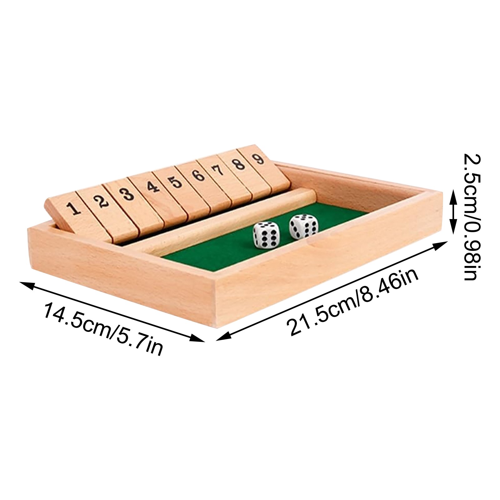 Permainan Papan Shut The Box D - Party Games Easter For Family ulasan dan harga