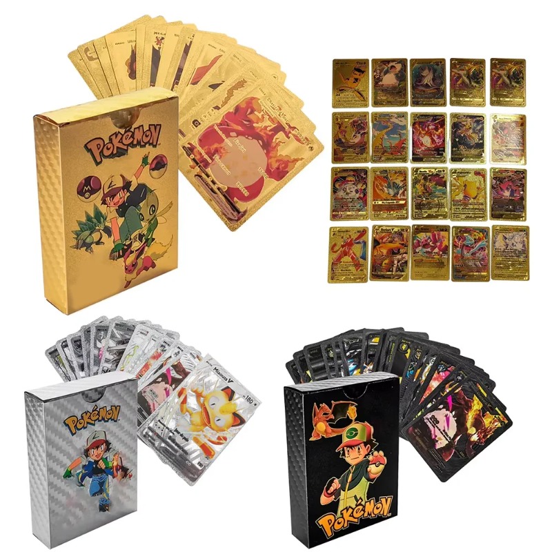 55PCS Kartu Pokemon Vmax GX Ko - Party Games Cards ulasan dan harga